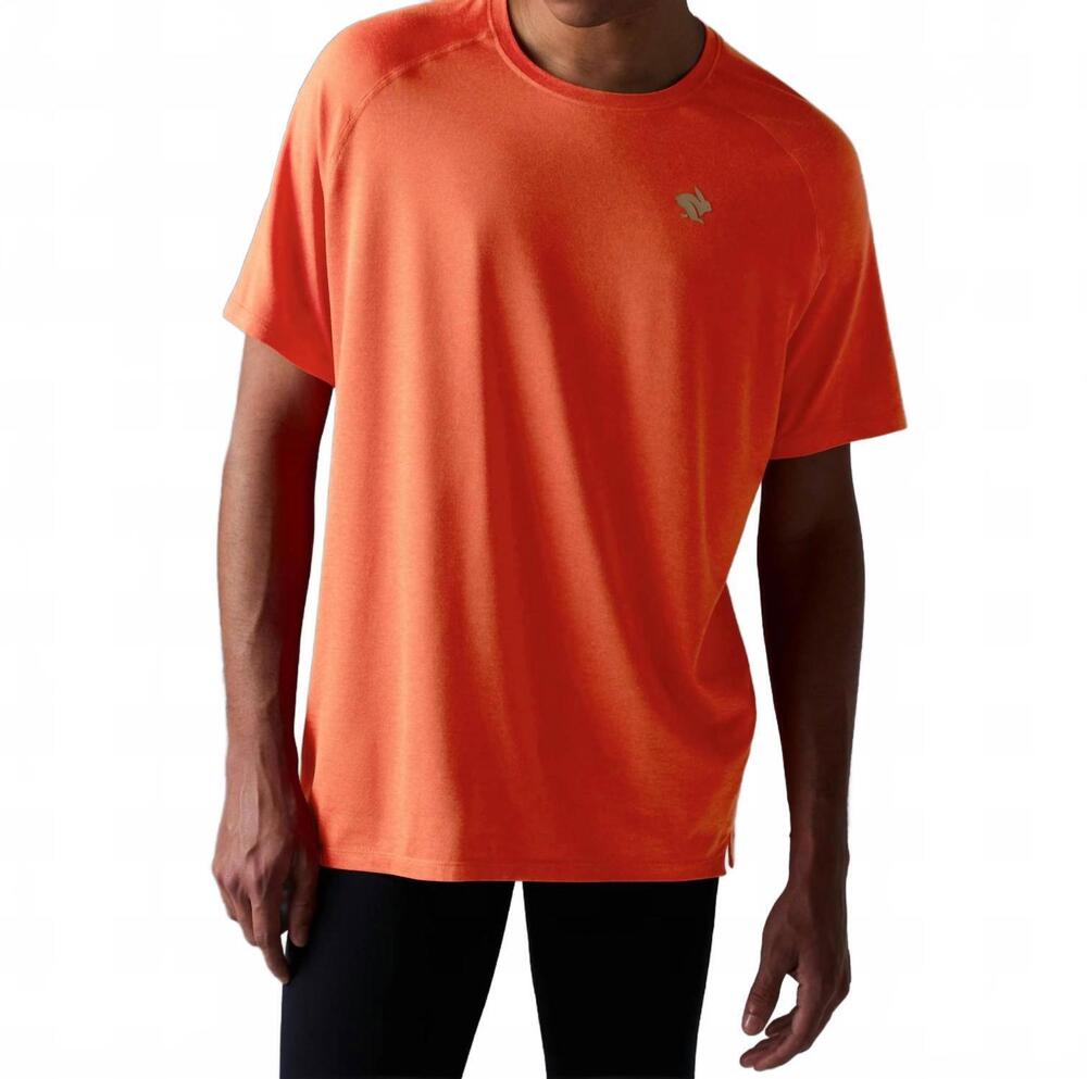 NEW RABBIT ez short sleeve tee in spicy orange
